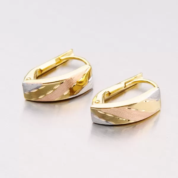 Visací náušnice - zlato 585 42-31505