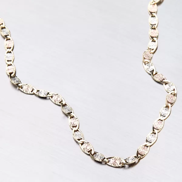 Dámský náramek zlato mix 585 44-1096