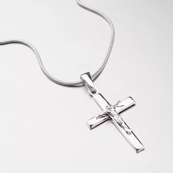 Stříbrný křížek s Ježíšem P1901675-1132-SLX