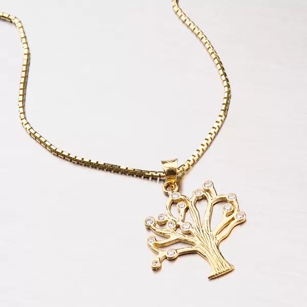 Zlatý přívěsek - strom života 43-2930