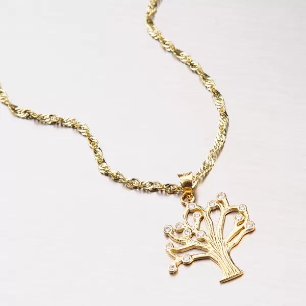 Zlatý přívěsek - strom života 43-2930