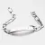 Pánský náramek stříbro 925 destičkou CHRS-073-180-FLAT-IDN