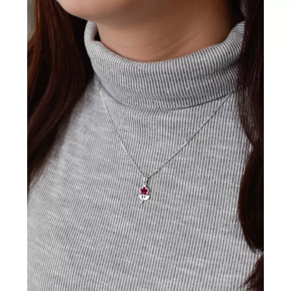 Sada šperků s krystaly Swarovski náušnice,řetízek a přívěsek růžová kytička 39172.3 fuchsia