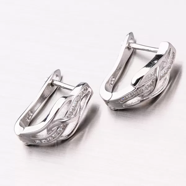 Dámské náušnice stříbro 925 zirkon UCST-121277