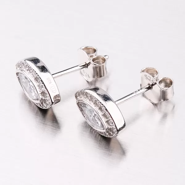 Dámské náušnice stříbro 925 zirkon SETST-12200