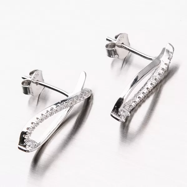 Náušnice pecky se zirkony UPST-121879