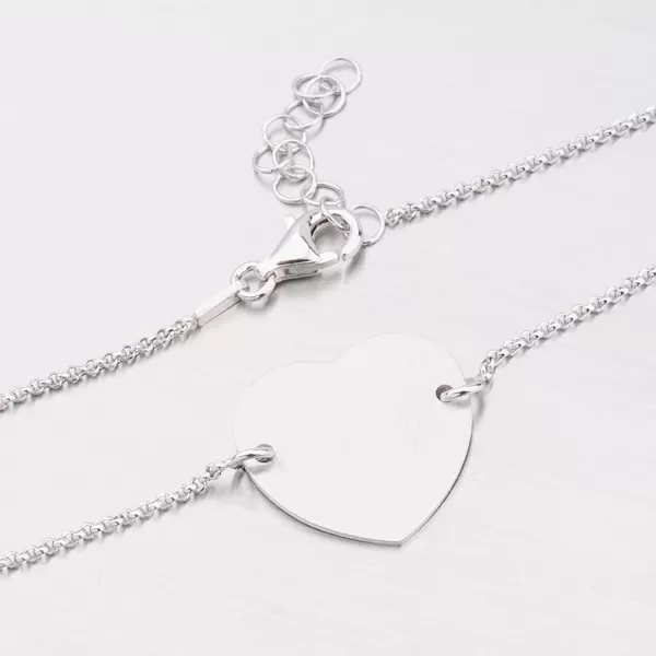 Dámský náramek stříbro 925 se srdíčkem MBR1252GR