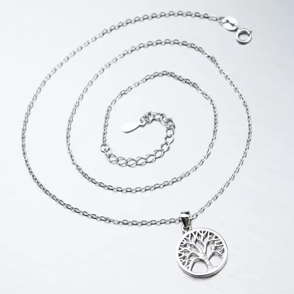 Stříbrný náhrdelník strom života SST-15214