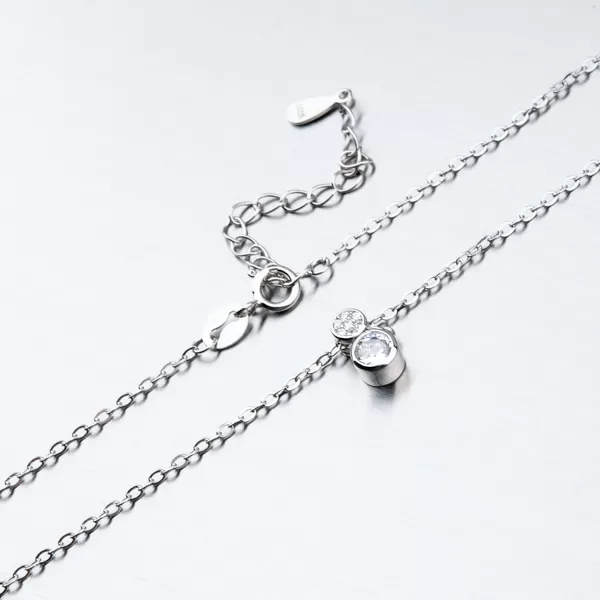 Dámský náhrdelník stříbro 925 zirkon SST-151155