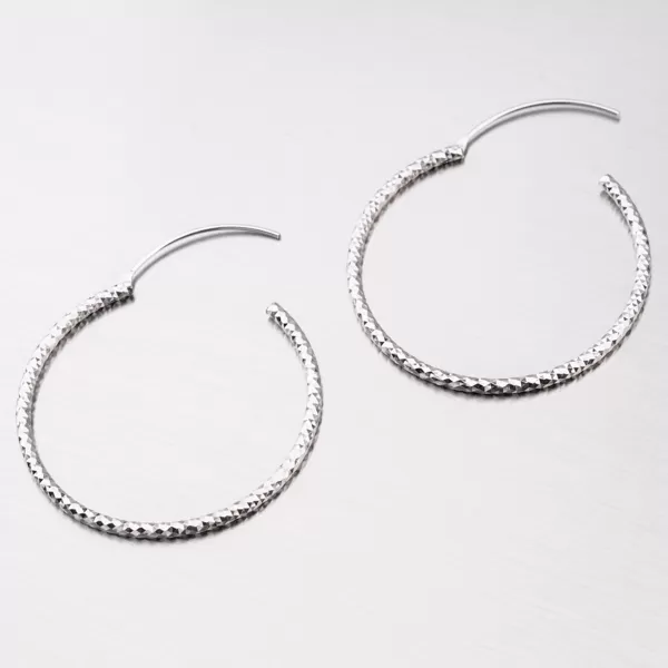 Stříbrné kruhy UCST-12357/35/N