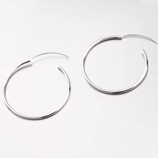 Stříbrné kruhy UCST-12351/40/N