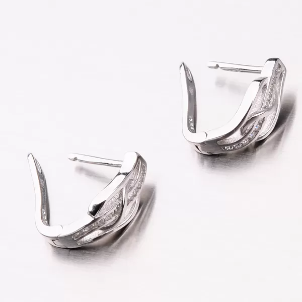 Dámské náušnice stříbro 925 zirkon UCST-121277