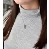 Stříbrný přívěsek s krystaly Swarovski modrozelená vážka 34211.5