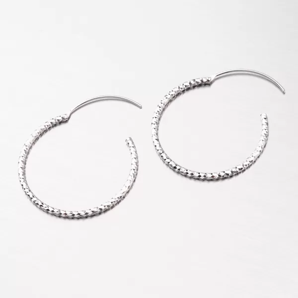 Stříbrné kruhy UCST-12357/30/N