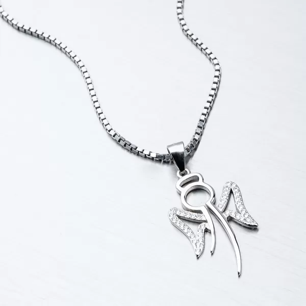 Dámský přívěsek stříbro 925 zirkon anděl HST-13456