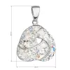 Stříbrný přívěsek s krystaly Swarovski modrý 34189.3 light sapphire