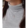 Sada šperků s krystaly Swarovski náušnice,řetízek a přívěsek růžová kytička 39172.3 light rose