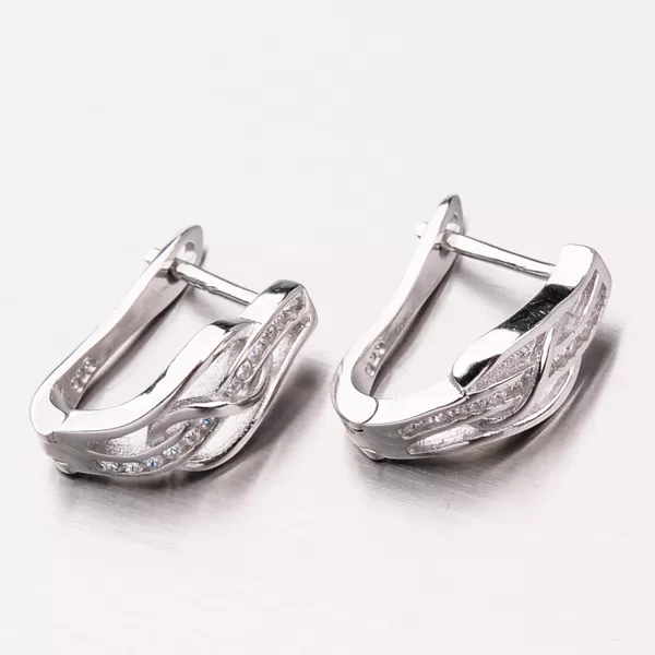 Dámské náušnice stříbro 925 zirkon UCST-121277