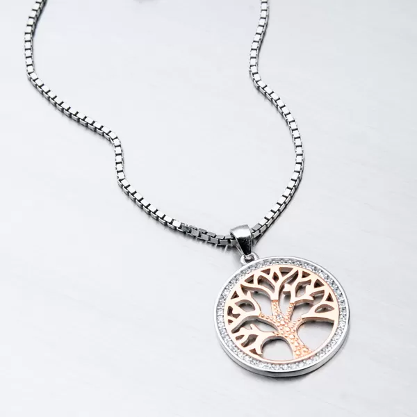 Dámský přívěsek stříbro 925 zirkon - strom života TAGHST-13298