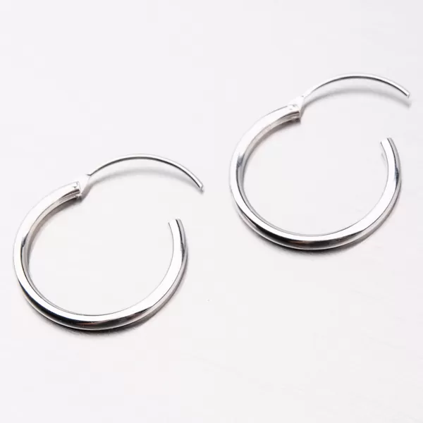 Stříbrné kruhy UCST-12351/20/N