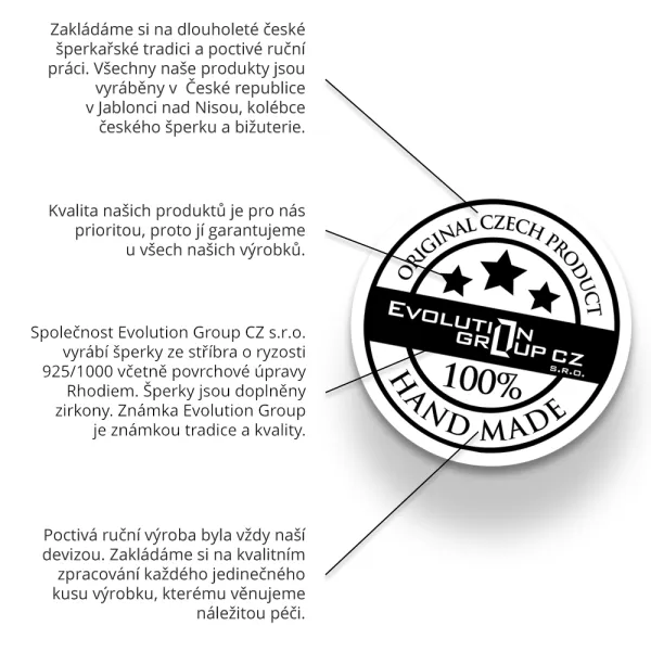 Stříbrné náušnice visací se zirkonem v bílé barvě 11183.1