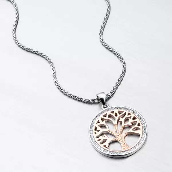 Dámský přívěsek stříbro 925 zirkon - strom života TAGHST-13298
