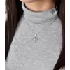 Stříbrný přívěsek s krystaly Swarovski bílý pavouk 34220.1