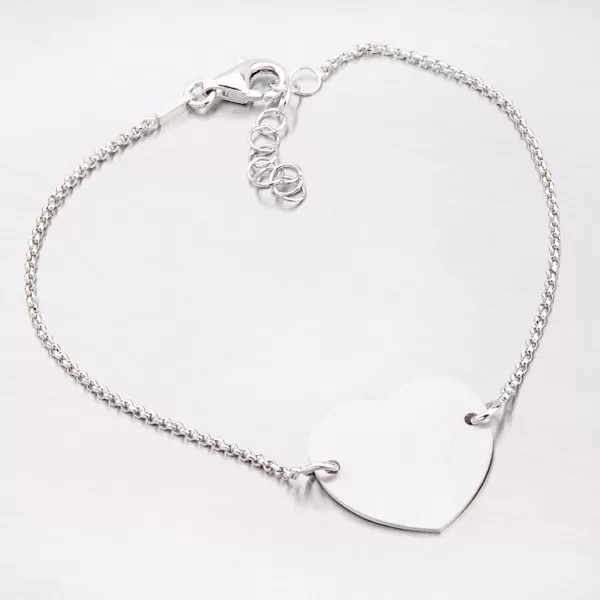 Dámský náramek stříbro 925 se srdíčkem MBR1252GR