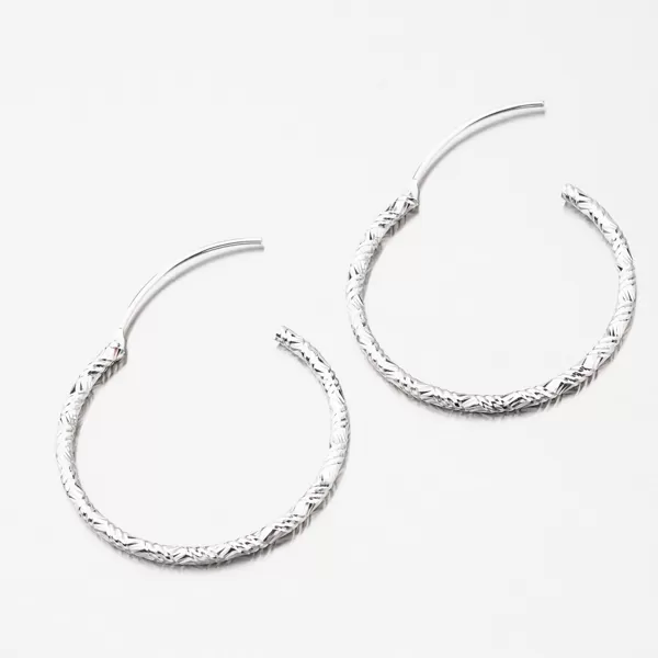 Stříbrné kruhy UCST-12644/25