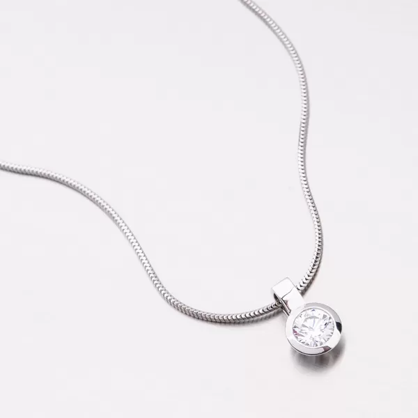 Přívěsek se zirkonem - zlato 585 53DZ-8005B-ZIR