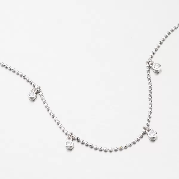 Stříbrný náramek na nohu AGNST-1434