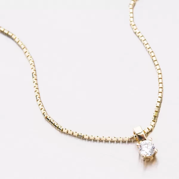 Zlatý přívěsek se zirkonem 53DZ-8010Z-ZIR