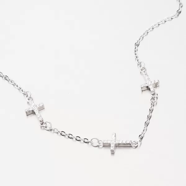 Dámský náramek stříbro 925 zirkon BST-14352-02