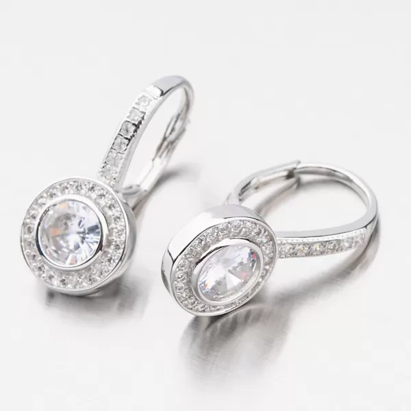 Dámské náušnice stříbro 925 zirkon UCST-121750