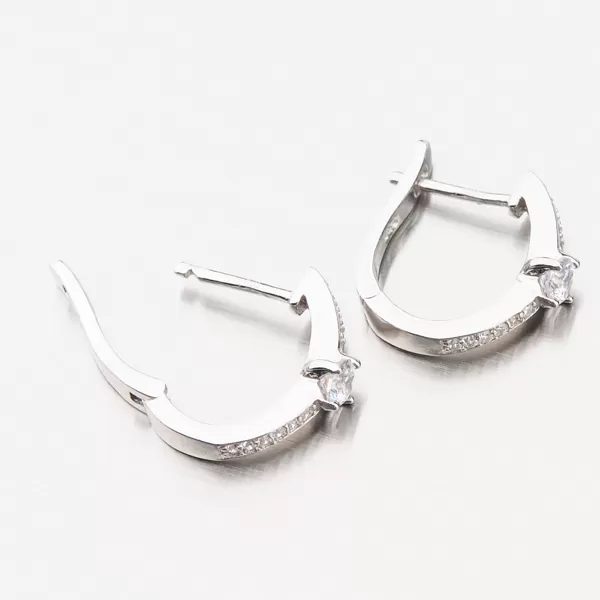 Dámské náušnice stříbro 925 zirkon UCST-12185