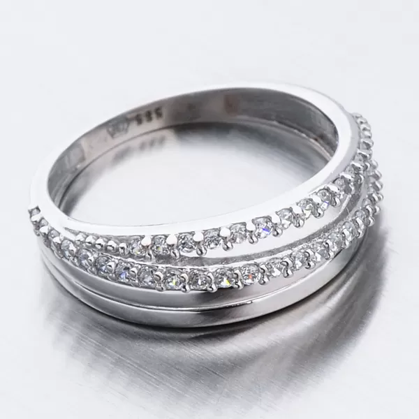 Zlatý prsten se zirkony 51GZ-3352B