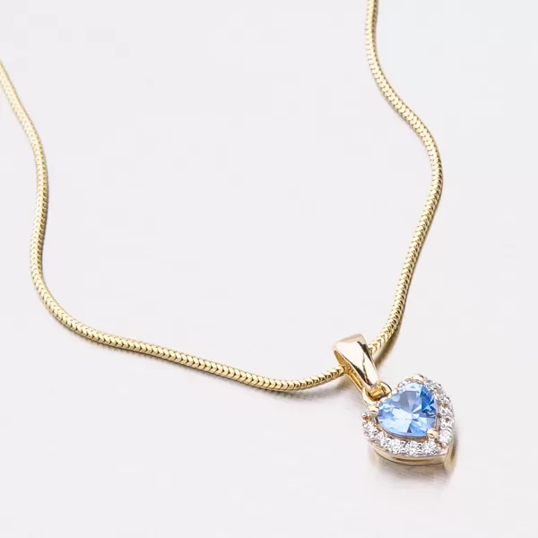 Zlaté srdce se zirkony 53GZ-8016ZMB