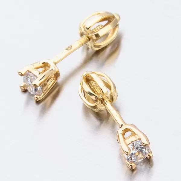 Dámské náušnice žluté zlato 585 52DZ-61062Z-ZIR