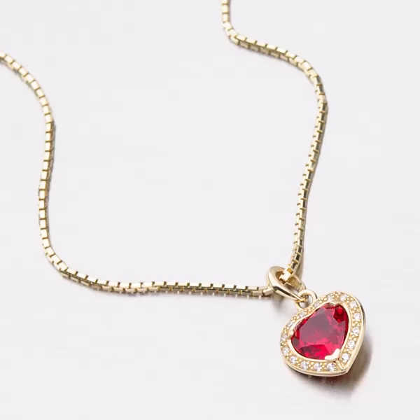 Zlaté srdce se zirkony 53GZ-1810ZCB