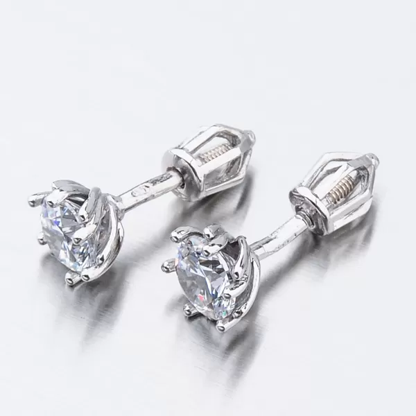 Pecky v bílém zlatě 52GZ-8001B-SR