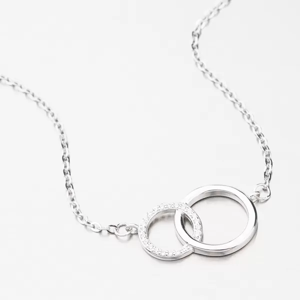 Stříbrný náramek se zirkony BST-14410