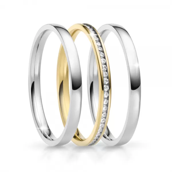 Snubní prsten se zirkony ke skládání SP-NS-05