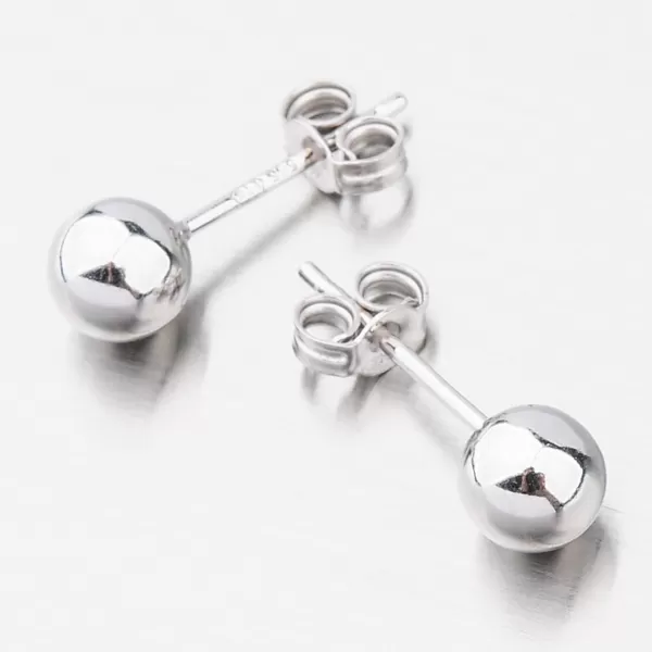 Zlaté náušnice pecky 5 mm 148P-121082