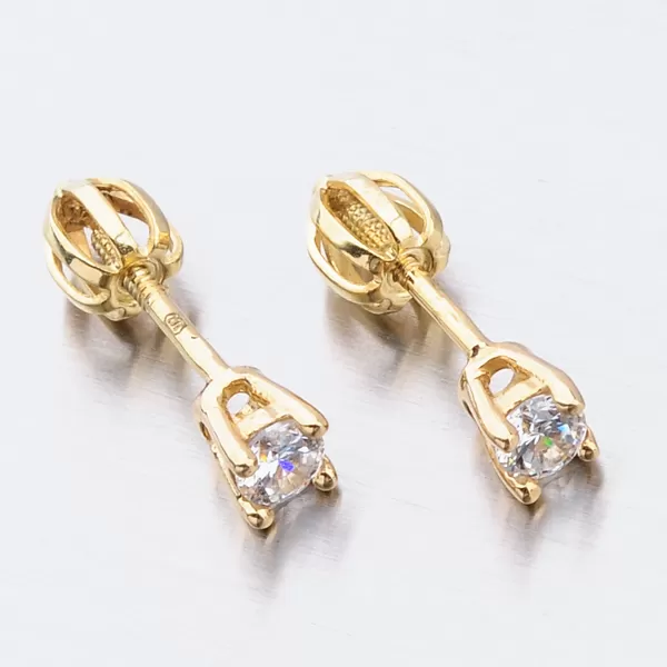 Dámské náušnice žluté zlato 585 52DZ-61062Z-ZIR