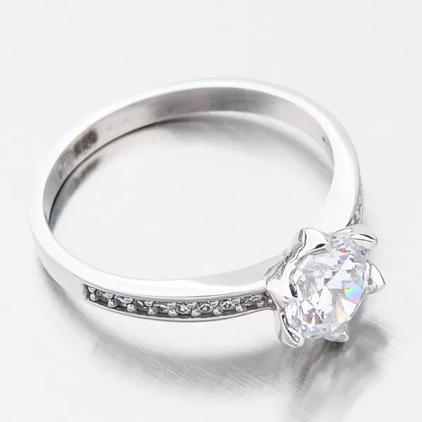 Zlatý prsten se zirkony 51DZ-6149B-ZIR