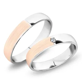 Snubní prsteny zlato 585 SP-244-KMN
