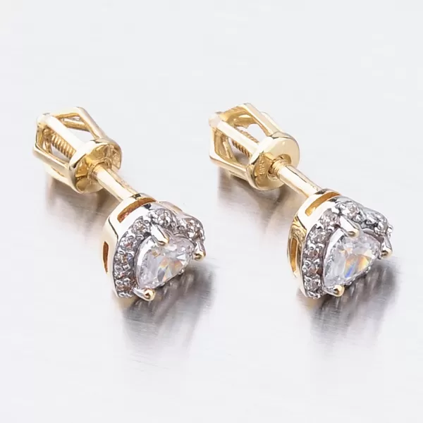 Zlaté náušnice pecky 52GZ-8015ZBB-SR