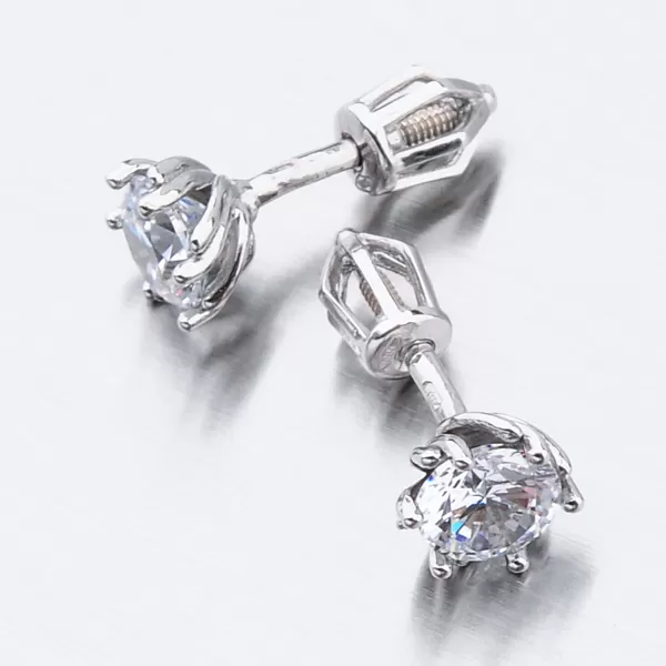 Pecky v bílém zlatě 52GZ-8001B-SR