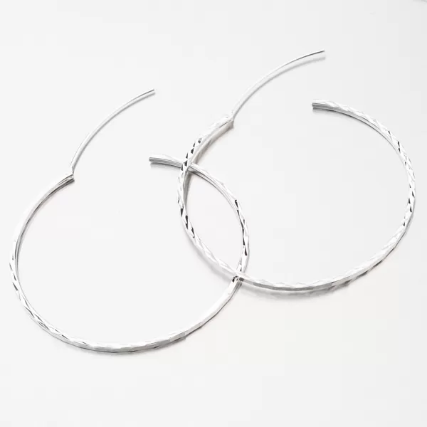 Dámské náušnice stříbro 925 kruhy UCST-122439/45/B