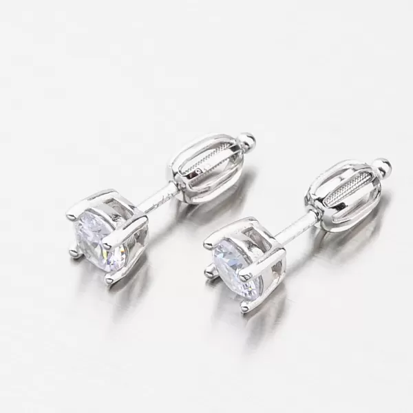 Dámské náušnice stříbro 925 zirkon na šroubky UCST-121677S